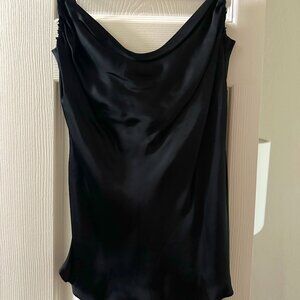 Aritzia Wilfred Allusion Satin Camisole Sz Sm Black